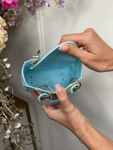 didi pearl mini bag baby blue