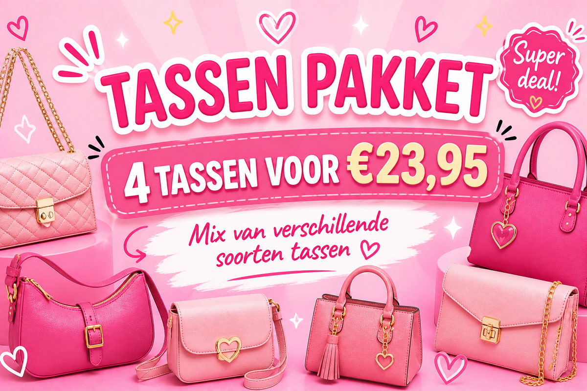 Tassen pakket 4 tassen voor €23,95