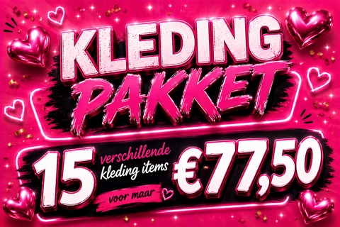 kledingpakket 15 items voor €77,50